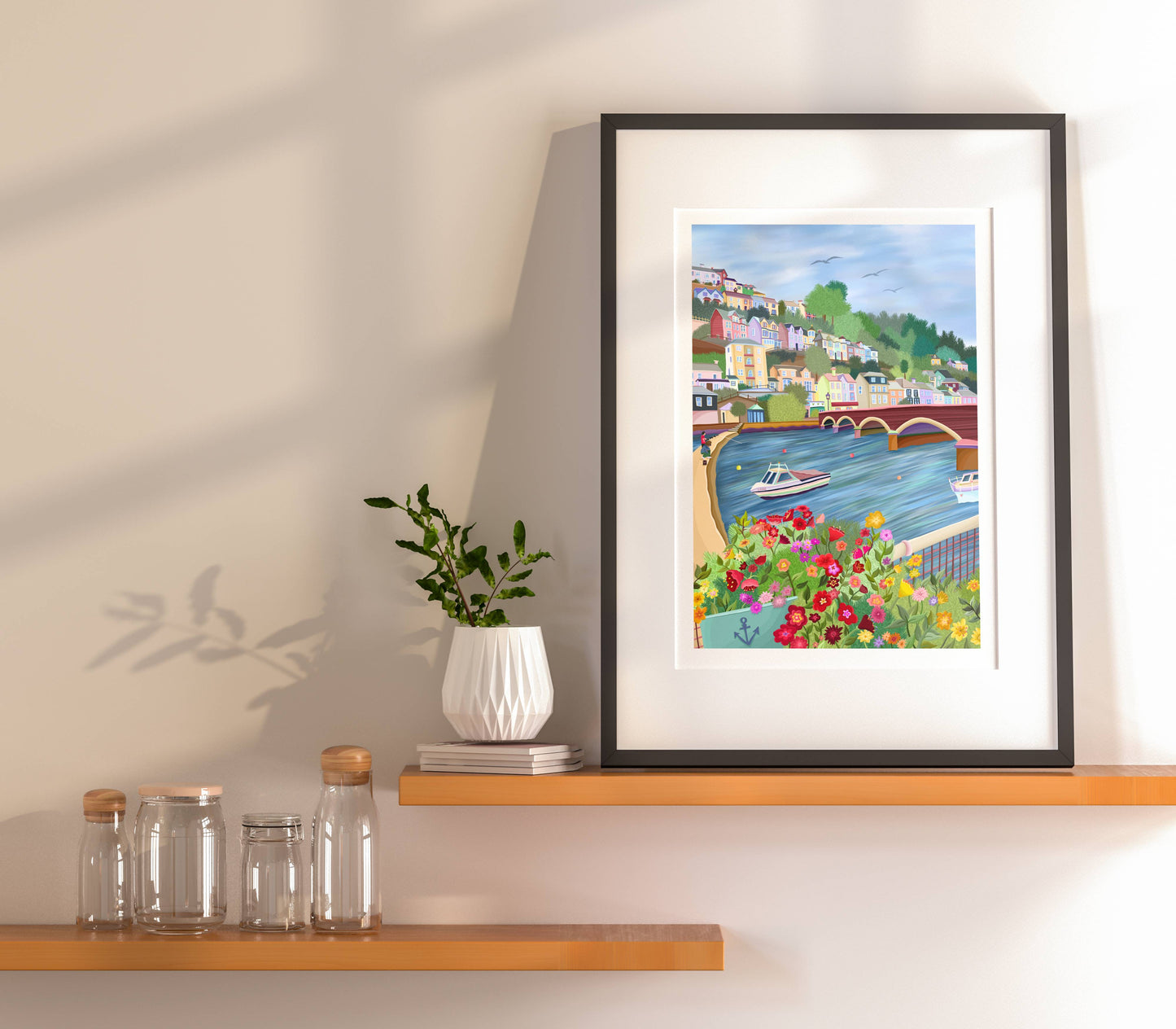 Cornwall Looe Print