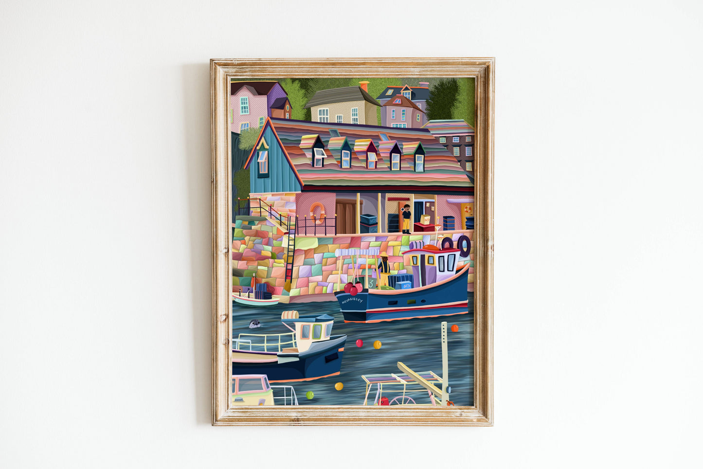 Cornwall Mevagissey Fishing Harbour