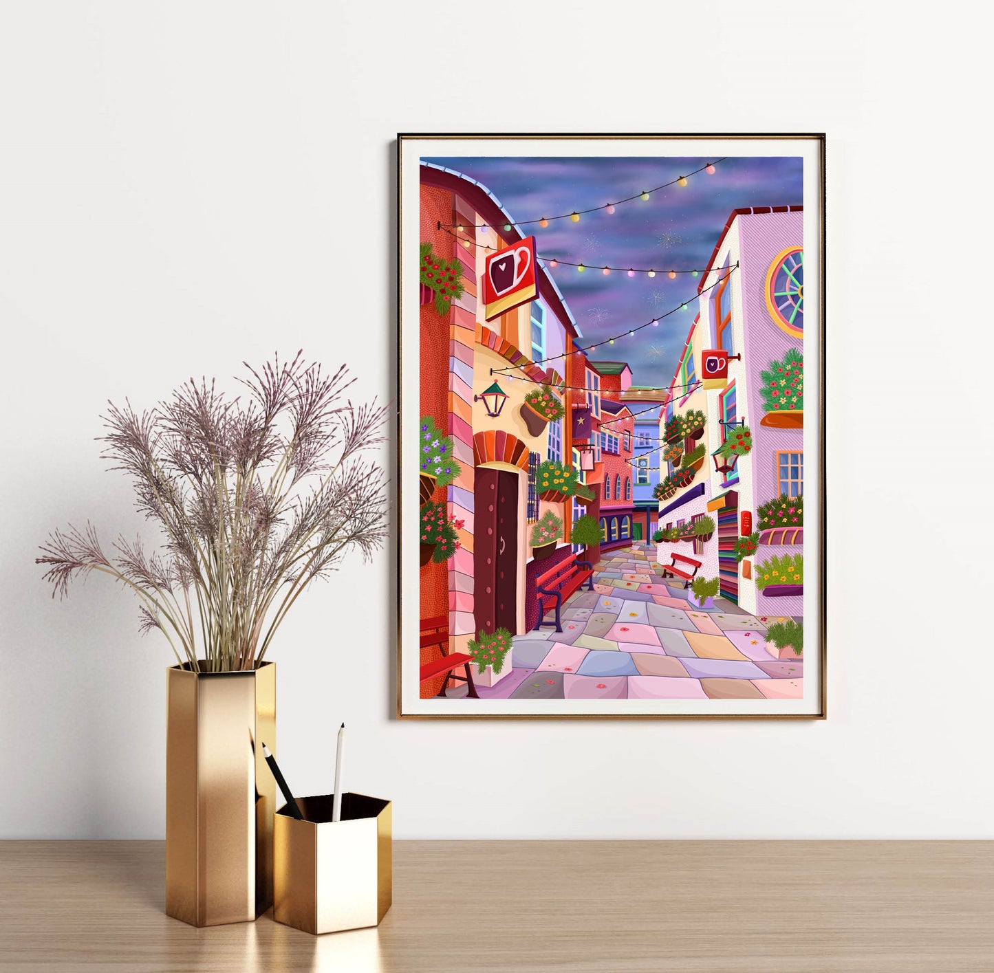 Belfast Cathedral Quarter Print