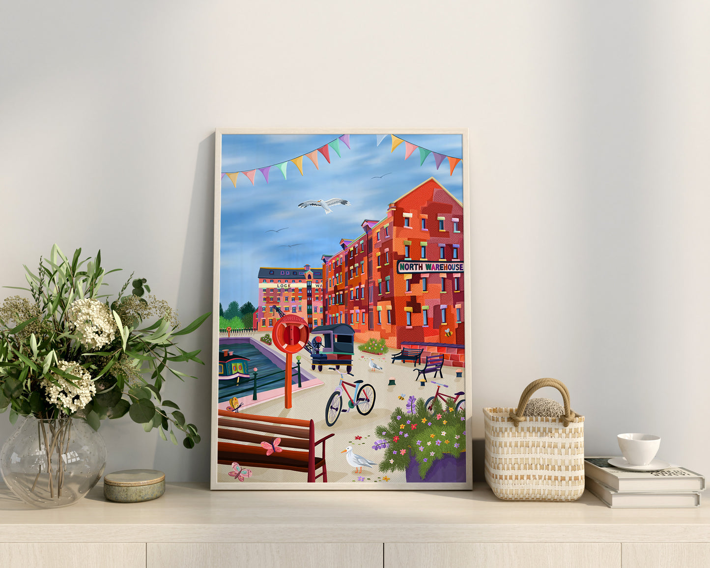 Gloucester Docks North & Lock Print