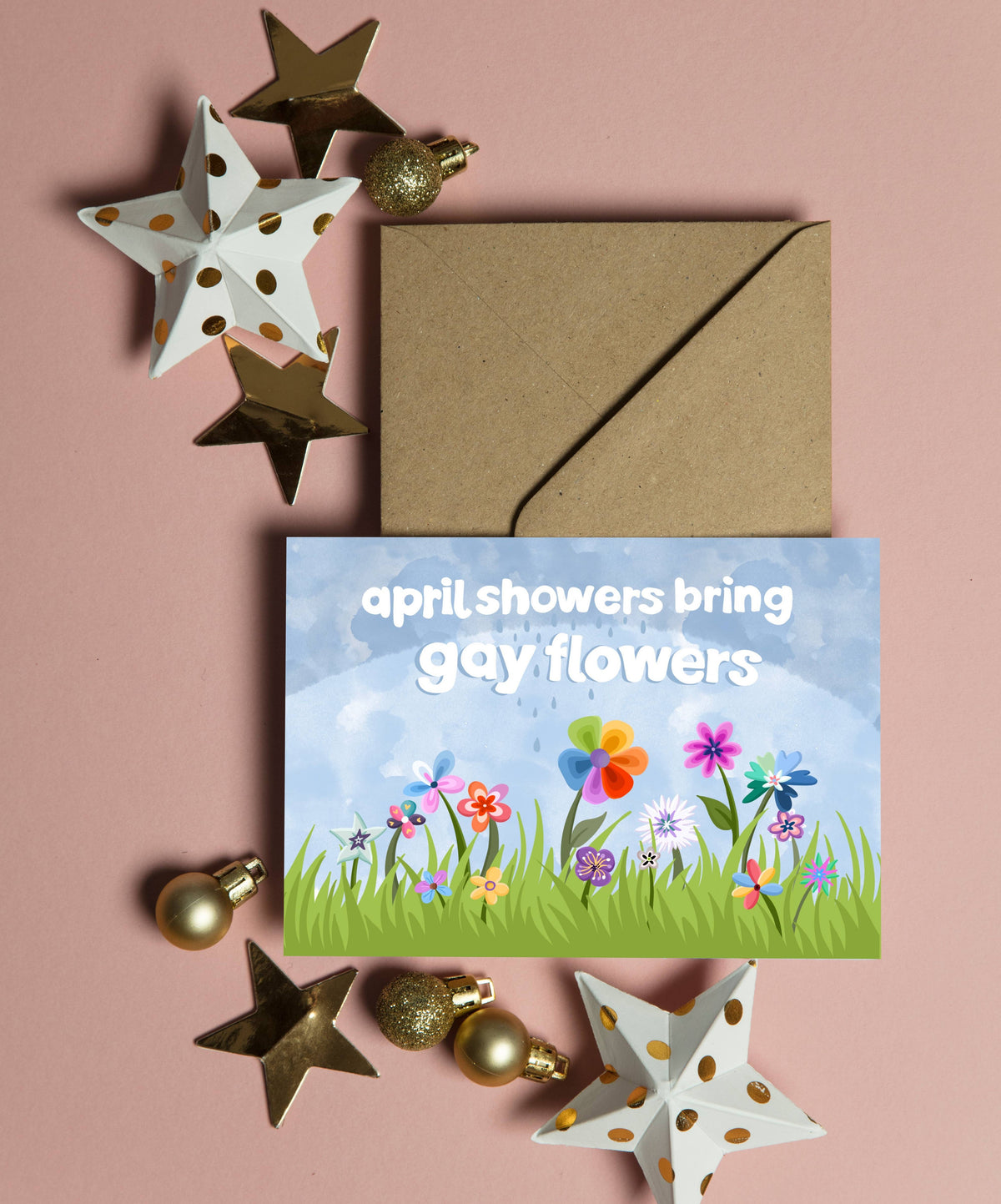 Gay Flowers Card
