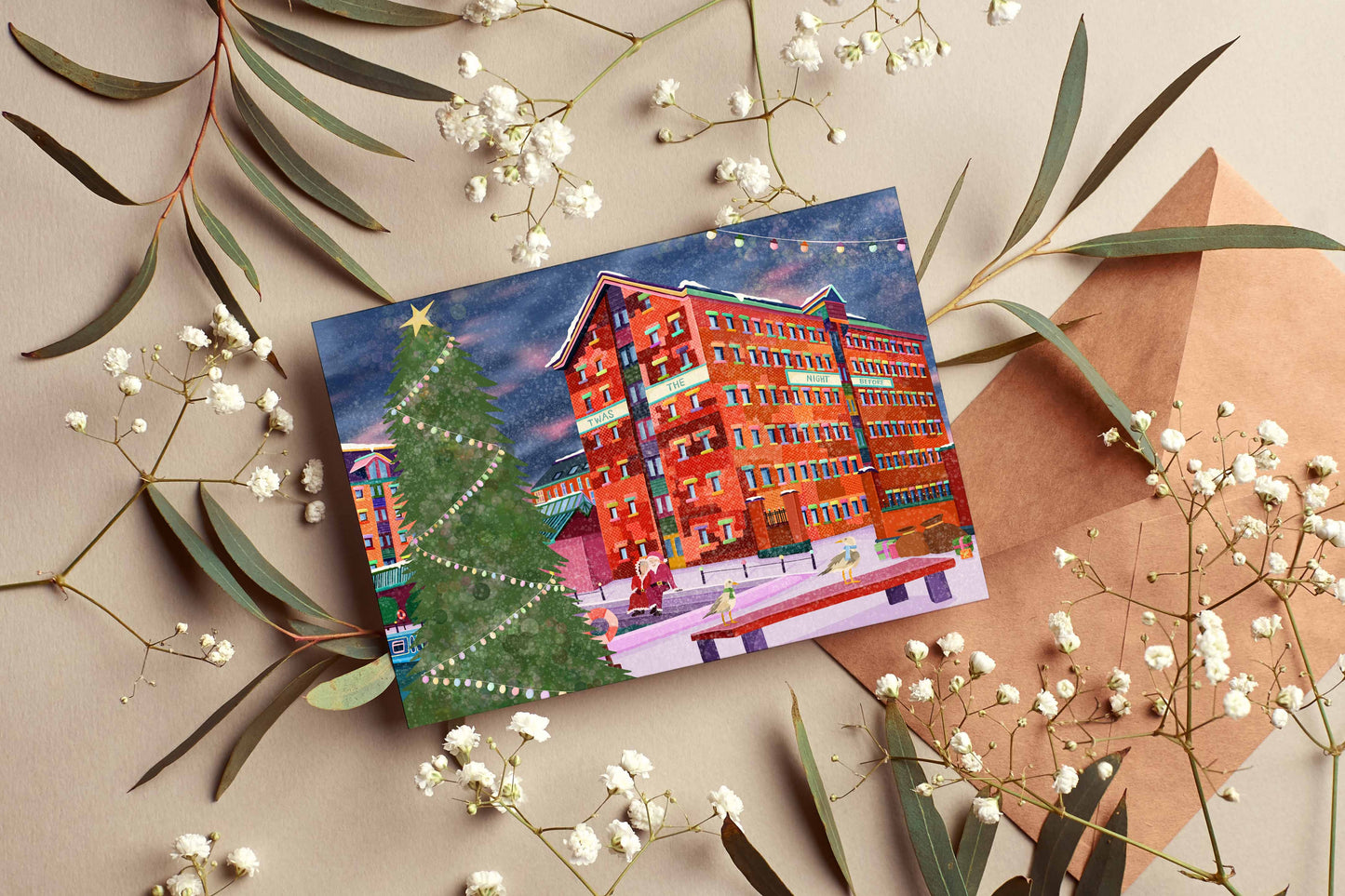 Gloucester Docks Christmas Card