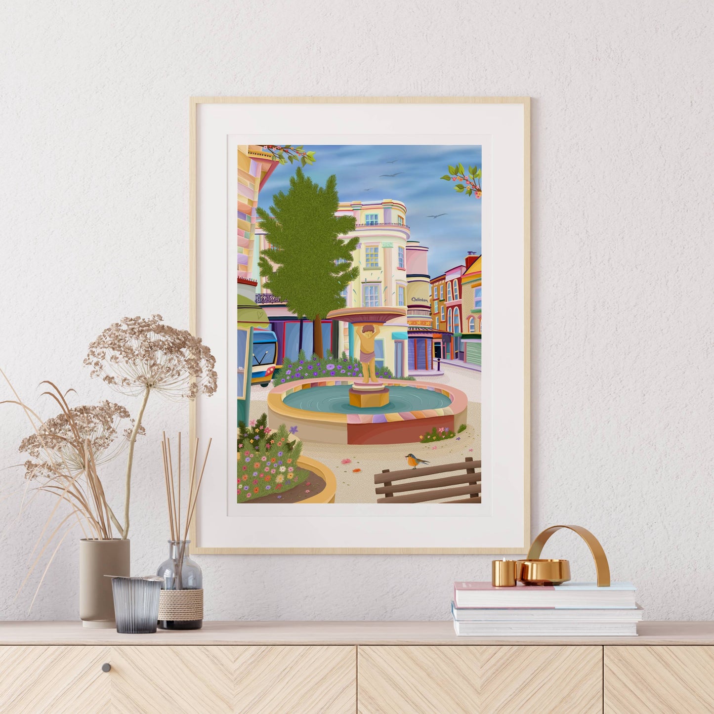 Cheltenham Town Centre Print