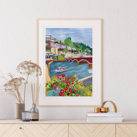 Cornwall Looe Print