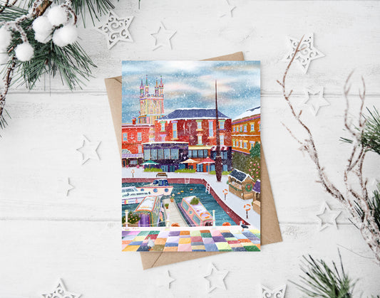 Gloucester Victoria Basin Christmas Card