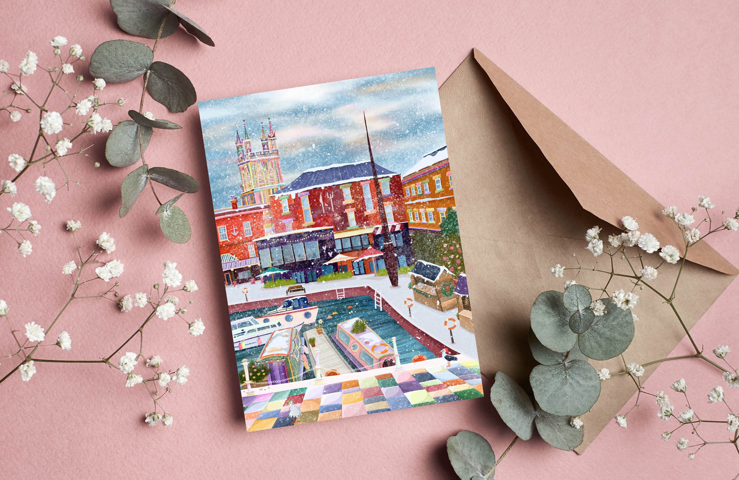 Gloucester Victoria Basin Christmas Card