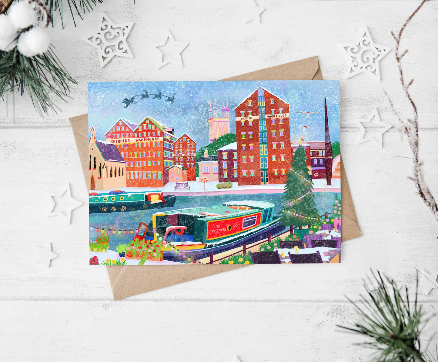 Gloucester Docks Christmas Card