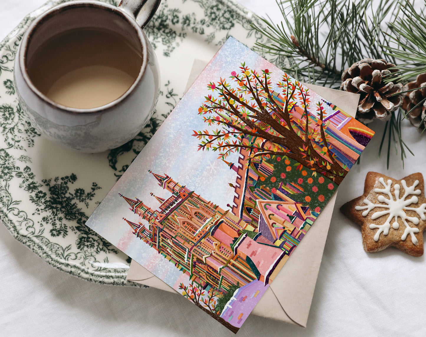 Gloucester Cathedral Snow Card