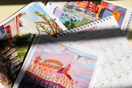 2026 UK Travel Wall Calendar