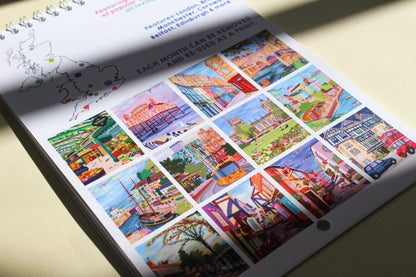 2026 UK Travel Wall Calendar