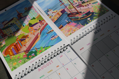 2026 UK Travel Wall Calendar