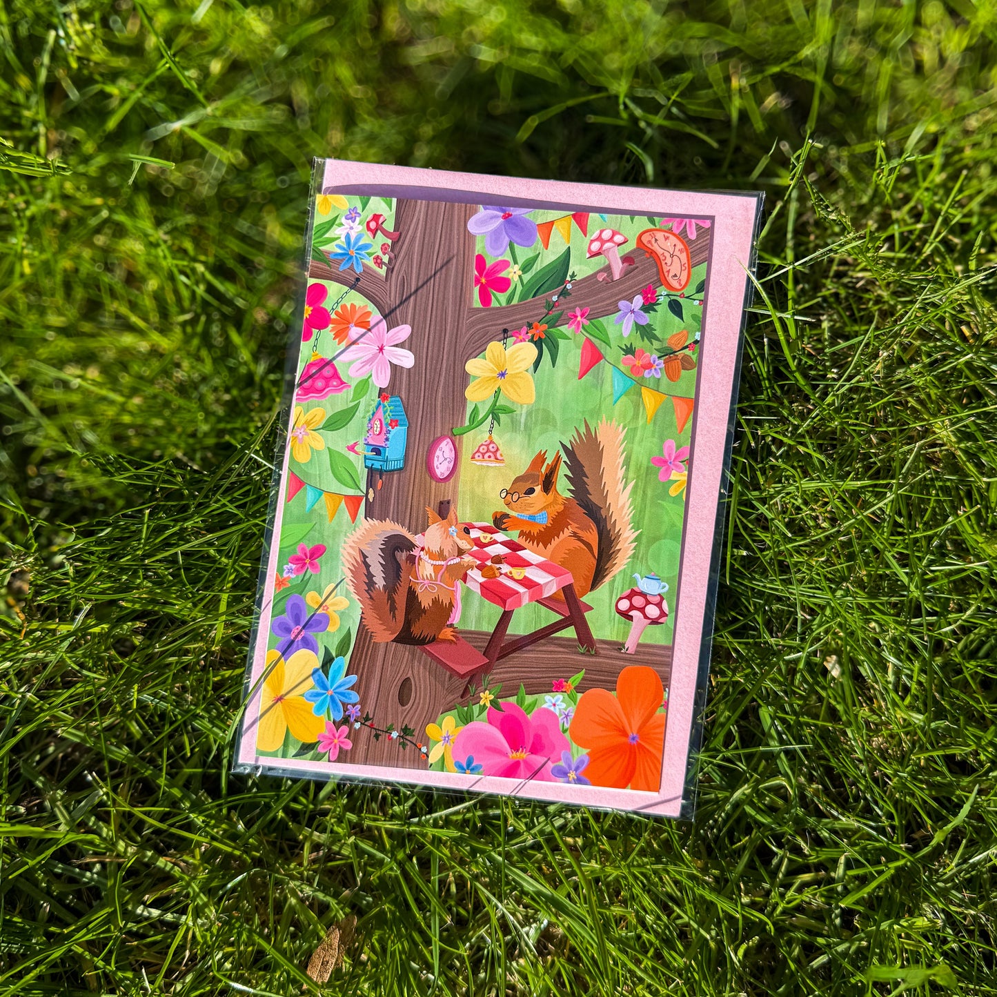 Squirrel Date Card