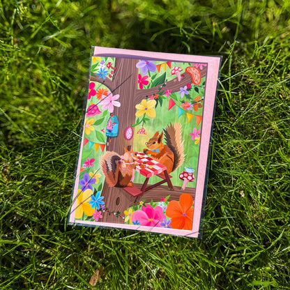 Squirrel Date Card