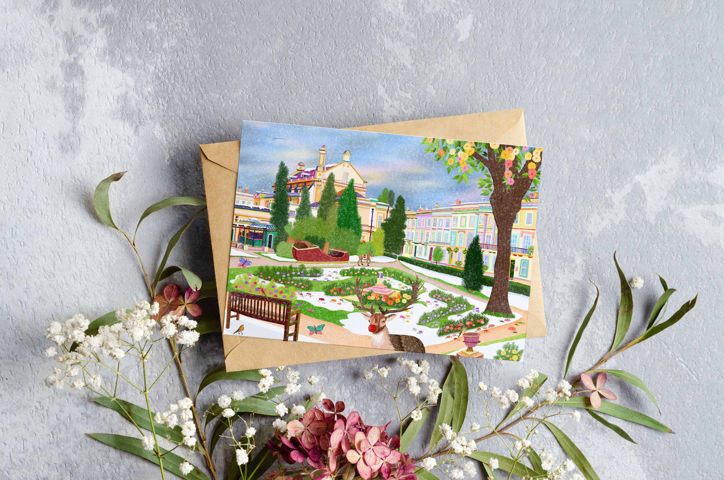 Cheltenham Imperial Gardens Christmas Card