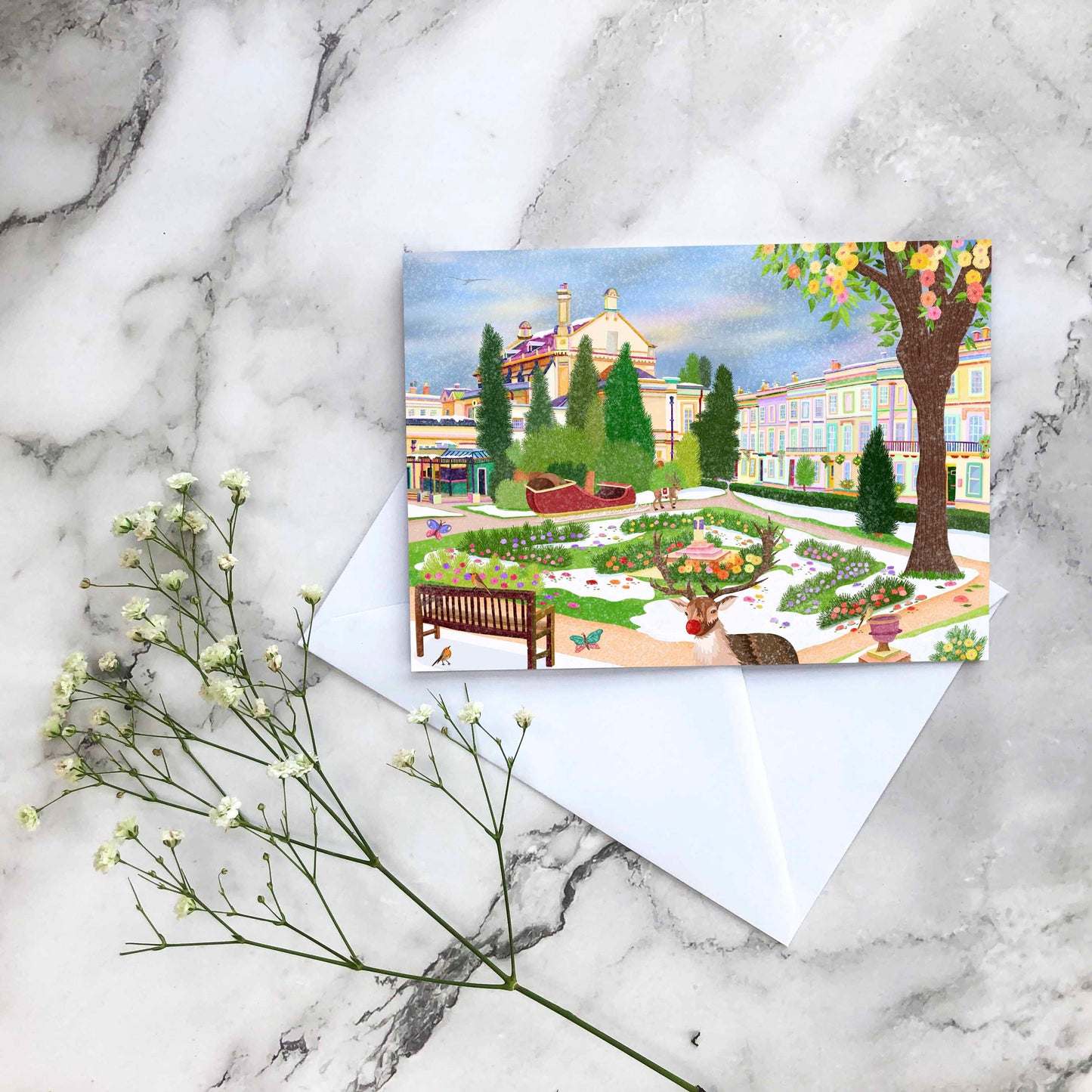 Cheltenham Imperial Gardens Christmas Card