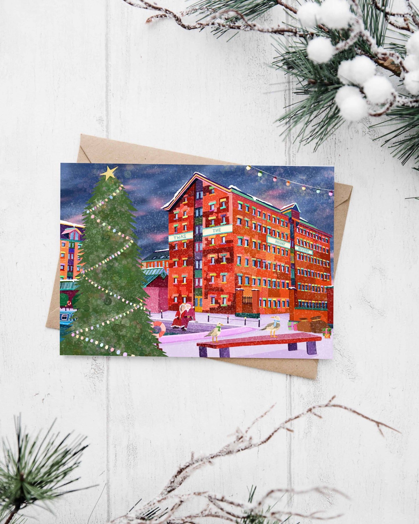 Gloucester Docks Christmas Card