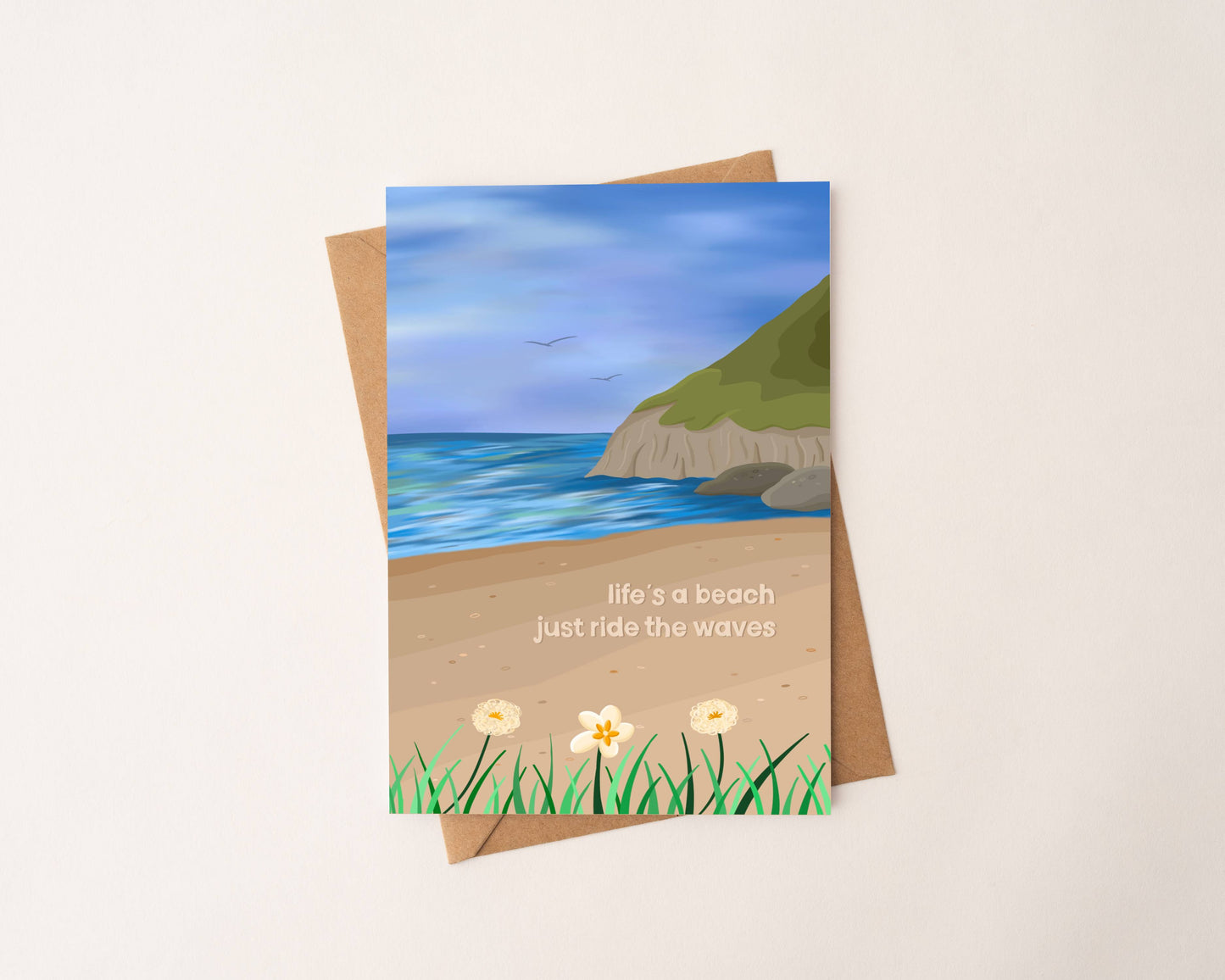 Lifes a Beach Card