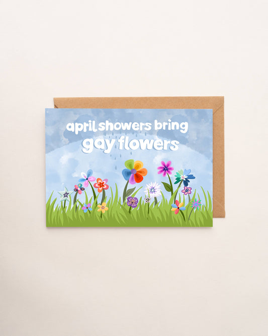 Gay Flowers Card
