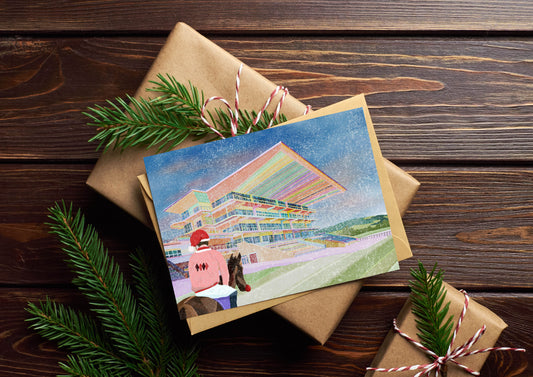 Cheltenham Racecourse Christmas Card