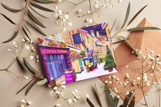 Cirencester Black Jack Christmas Card