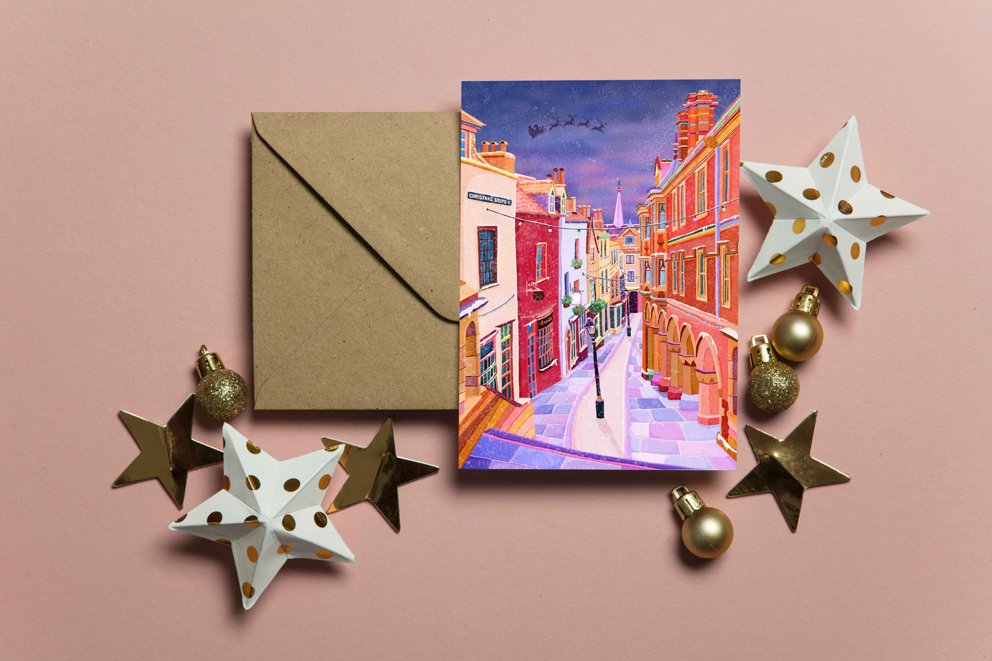 Bristol Christmas Steps Card