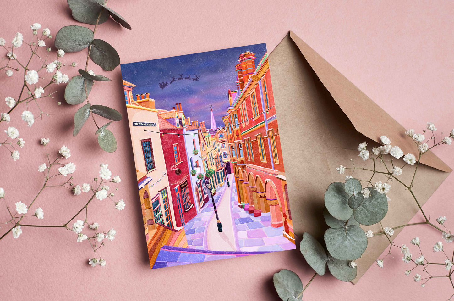 Bristol Christmas Steps Card