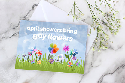 Gay Flowers Card