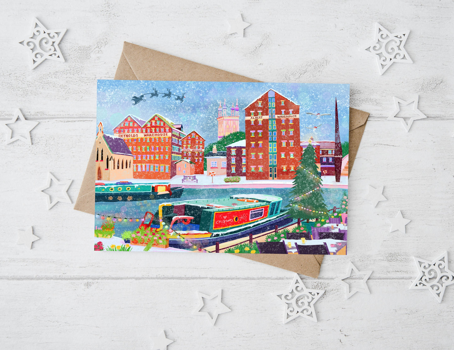 Gloucester Docks Christmas Card