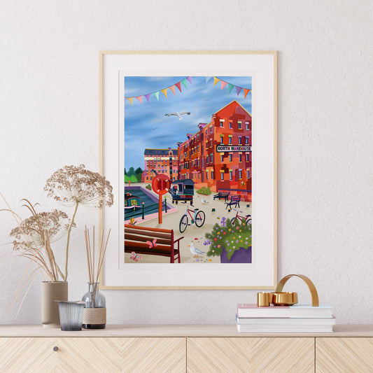 Gloucester Docks North & Lock Print