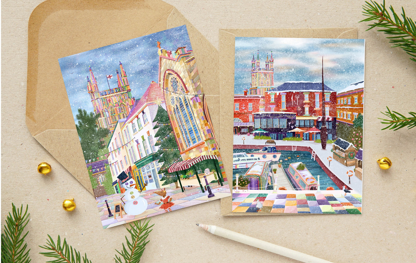 Gloucester Victoria Basin Christmas Card