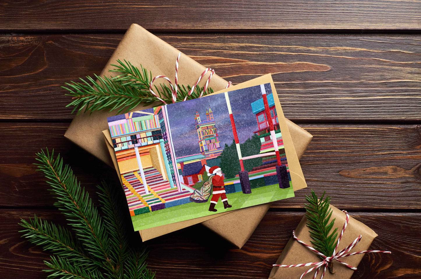 Gloucester Rugby Christmas Card