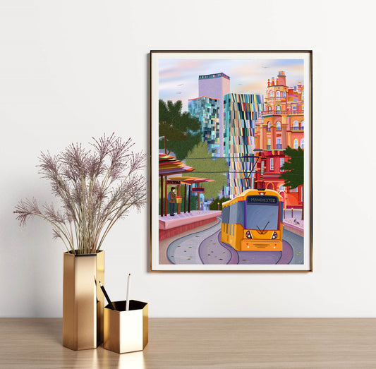 Manchester St Peter's Square Print