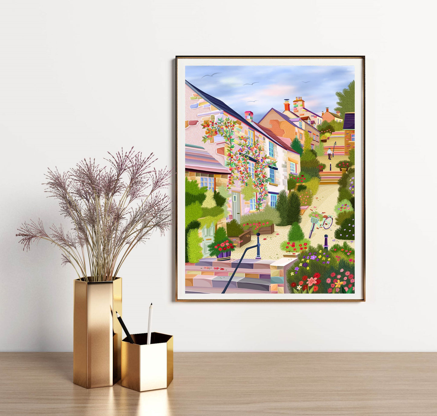 Tetbury Chipping Steps Print