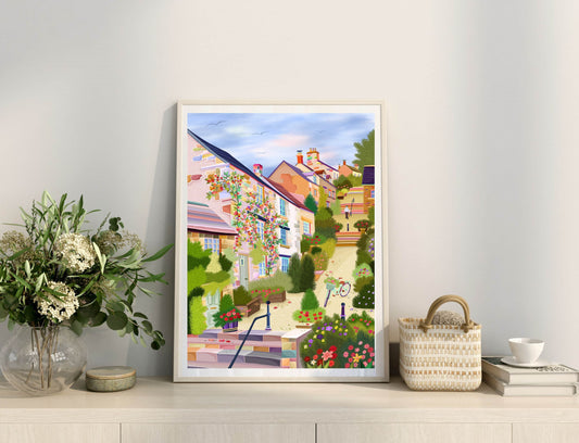 Tetbury Chipping Steps Print