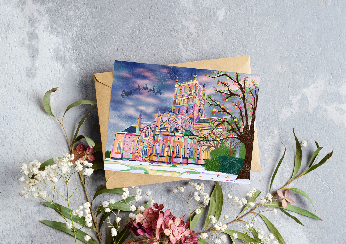 Tewkesbury Abbey Christmas Card